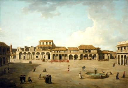 Dominic Serres the Elder - The Piazza at Havana