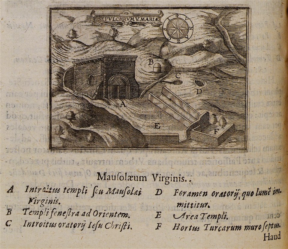 Sepulchrum M V Mariae - Cootwijck Johannes Van - 1619