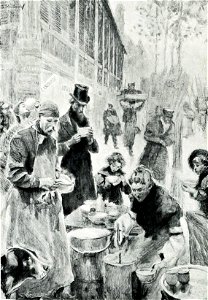 Serafino Macchiati la venditrice di zuppa del mercato centrale di Parigi