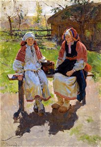 Sergey Vinogradov - Peasant Girls