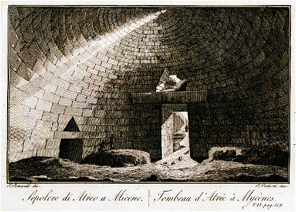 Sepolcro di Atreo a Micene - Pomardi Simone - 1820