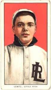 Sentz, Little Rock Team, baseball card portrait LCCN2008676879