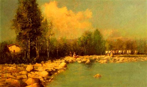 Serafín Avendaño 1838-1916, Paisaxe, Museo Quiñones de León
