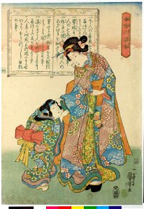 Series-Onna imagawa sugata awase 女今川姿合(Comparison of Women’s Forms with the New River) (BM 2008,3037.01903)