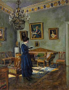 Sergey Vinogradov - Young Woman Reading