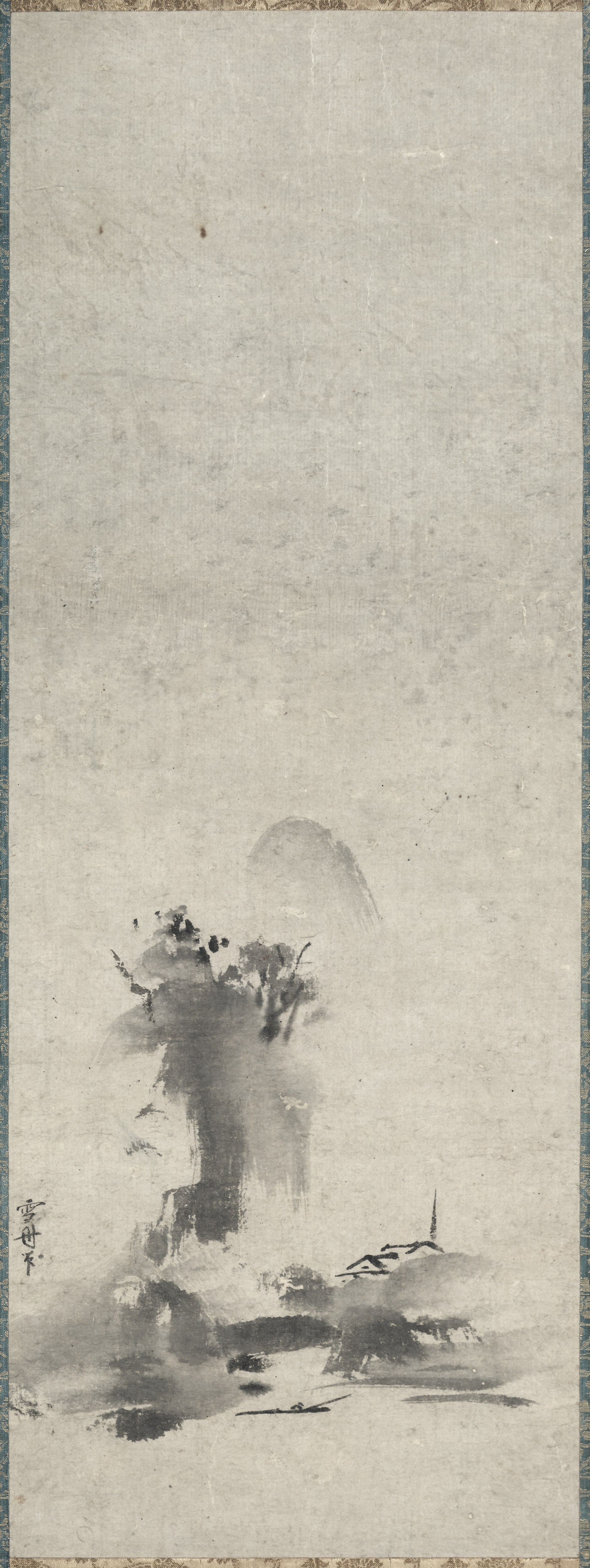 Sesshū Tōyō - Haboku, Splashed Ink Landscape - 1955.43 - Cleveland Museum of Art