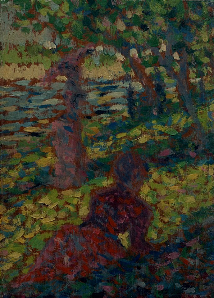 Georges Pierre Seurat - Woman in a Park - Google Art Project