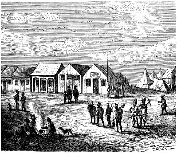 Seven Years in South Africa, page 63, square in Dutoitspan