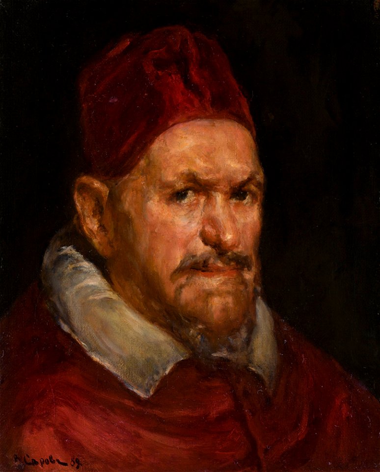 Innocentius X by V.Serov (1889, priv.coll)