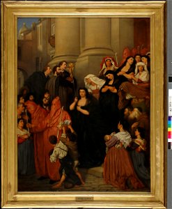 Severin Falkman - Procession in Rome - A I 737 - Finnish National Gallery