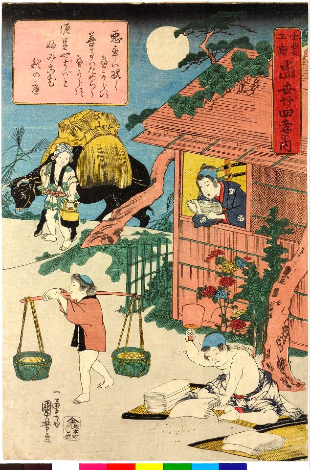 Series-Shi-no-ko-sho nijushiko no uchi 士農工商？？廿四孝の内(Twenty-four Paragons of Filial Piety Illustrated by Different Social Classes) (BM 2008,3037.17101)