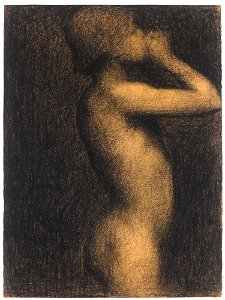 Seurat - ÉTUDE POUR UNE BAIGNADE, ASNIÈRES, 1883-84