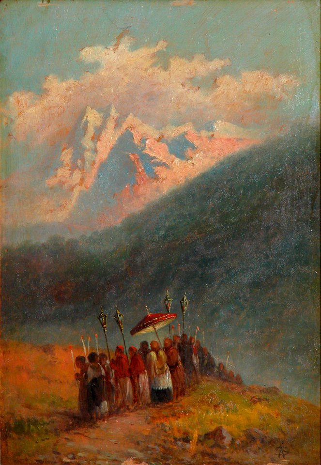 Serafín Avendaño, Procesión