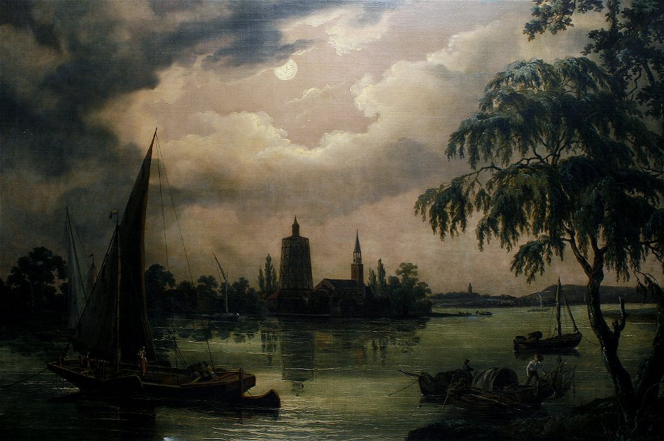 John Thomas Serres - A view taken from Chelsea