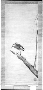 Sesshū Tōyō - Heron and Willow - 14.76.11 - Metropolitan Museum of Art