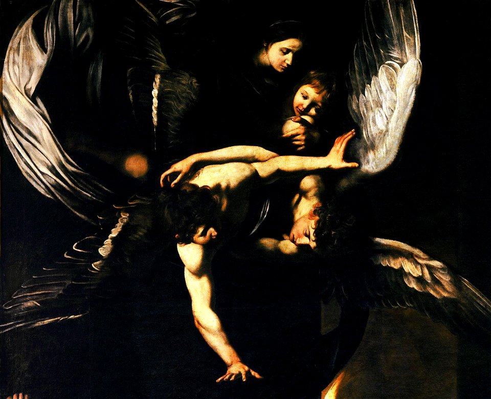 Sette opere di Misericordia - Madonna col Bambino e angeli
