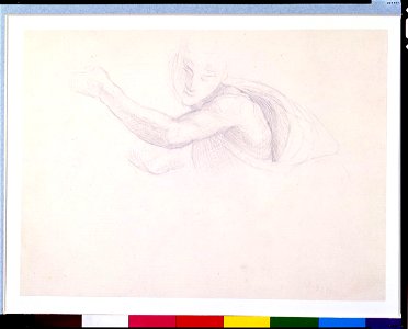 Seurat - Study of a Sibyl, after Raphael, 1878