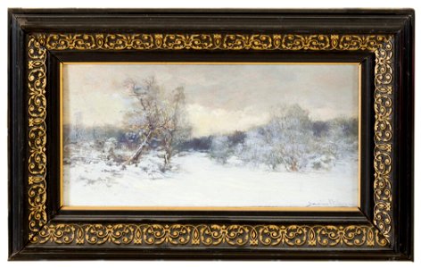 Severin Nilsson - Winter Scene at Ropsten - NM 4014 - Nationalmuseum