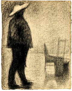 Seurat - FORT DE LA HALLE, circa 1882, Hauke 484
