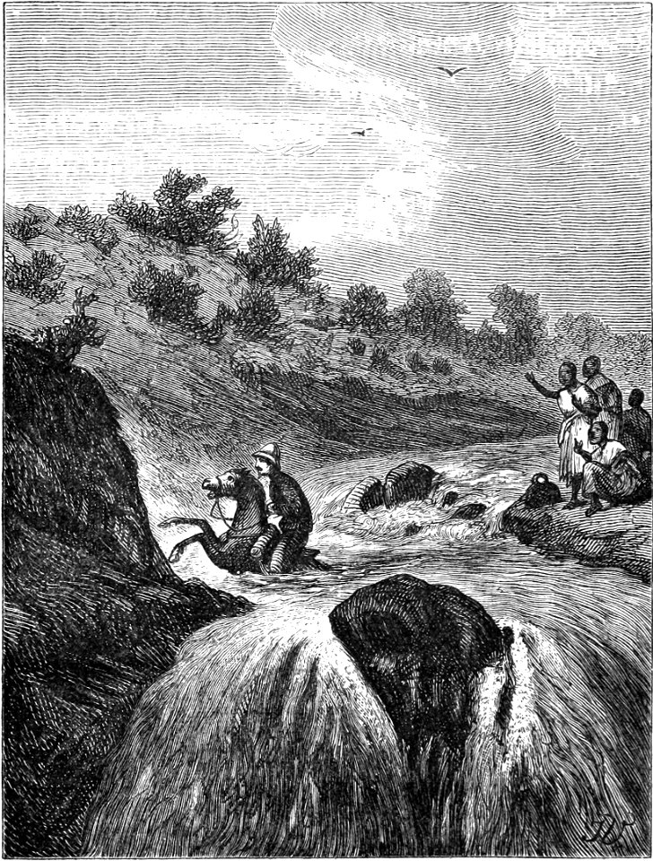 Seven Years in South Africa, page 460, narrow escape near Cradock