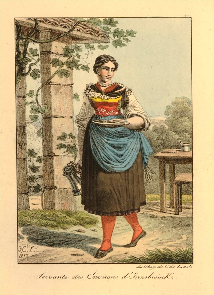 Servante des Environs d'Innsbrouck (BM 1897,0401.21)