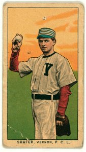Shafer, Vernon Team, baseball card portrait LCCN2008677354