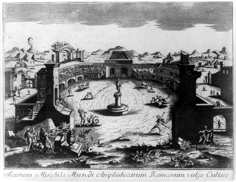 Sextum mirabile mundi amphitheatrum Romanum, vulgo Culiseo LCCN2004669344