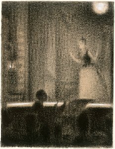 Seurat - Café-Concert (A la Gaîté Rochechouart), 1887-1888