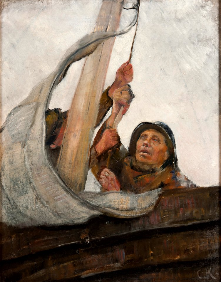Setting Sail (Christian Krohg) - Nationalmuseum - 19191