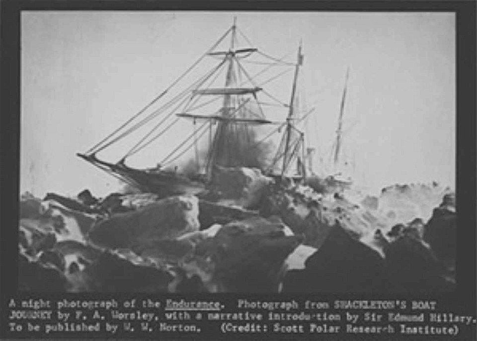 Shackleton expedition decontrasted