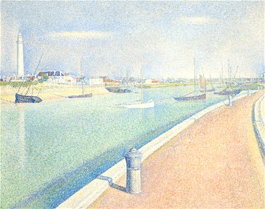 Seurat, Georges - The Channel of Gravelines, Petit Fort Philippe - Google Art Project