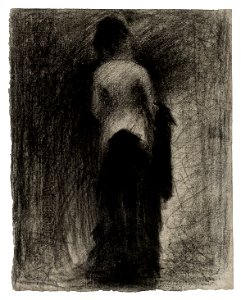 Seurat - La Promenade, circa 1882, Hauke 469