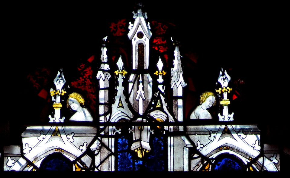 Seven Churches of Asia in the East Window at York Minster (top)
