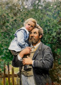 Severin Nilson-I pappas famn