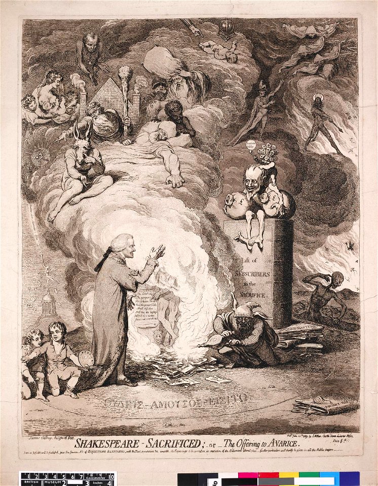 Shakespeare sacrificed;-or-The Offering to avarice. (BM 1911,0823.31 1)