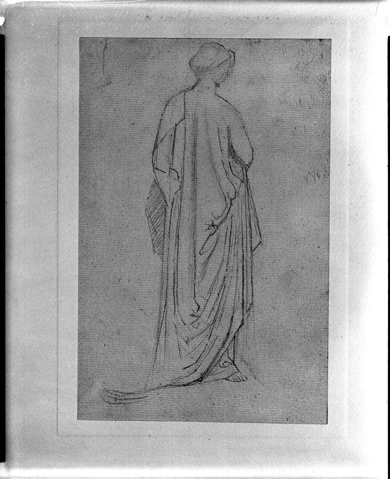 Seurat - Draped Woman Seen from Behind, 1981.111