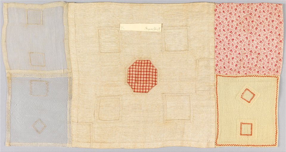 Sewing sampler - Google Art Project. Free illustration for personal and commercial use.