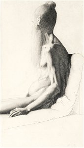 Seurat - MENDIANT HINDOU, circa 1878-79, Hauke 282