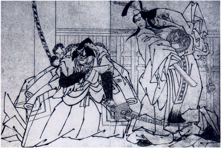 Sharaku (c. 1794–95) Onoe Matsusuke I and Ichikawa Ebizō I