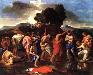 Seven Sacraments - Baptism (I) 1642 Nicolas Poussin