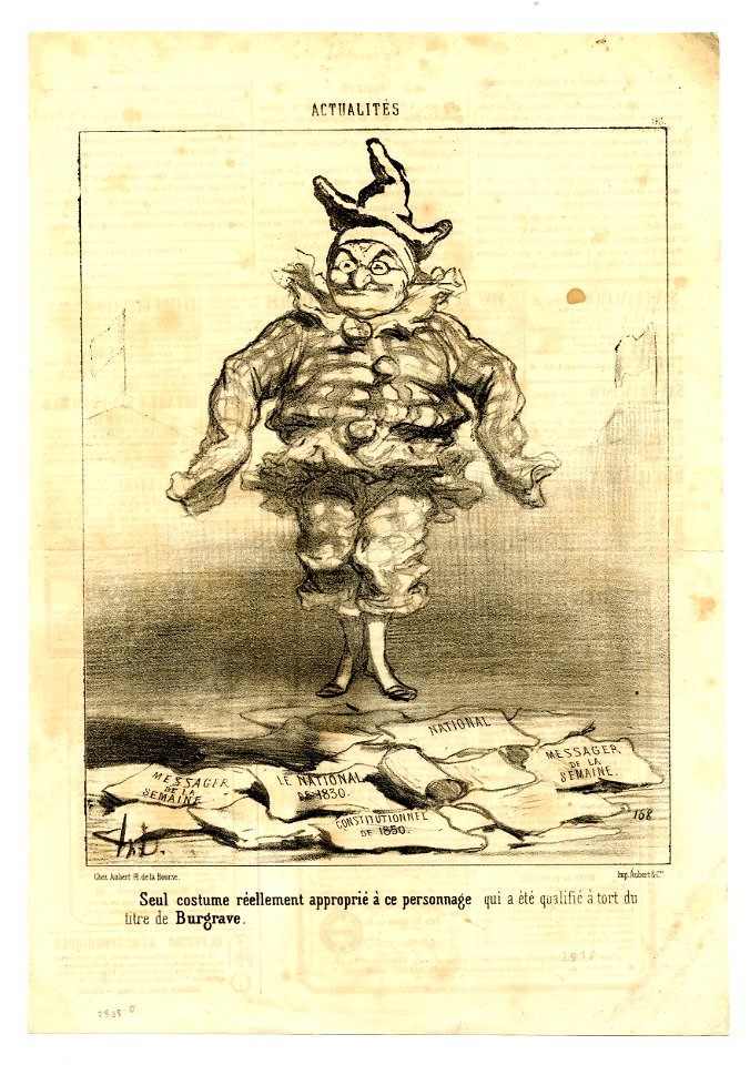 Seul costume réellement approprié à ce personnage (The only costume that truly fits the character) (BM 1910,0324.150)