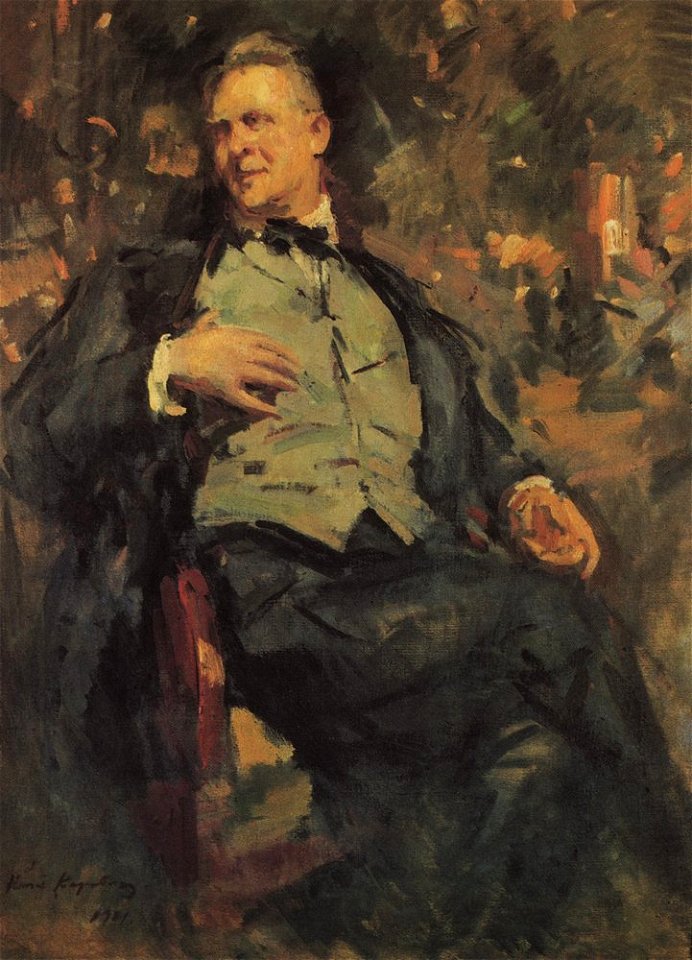 Shalyapin by Korovin (1921, Shalyapin museum, Moscow)