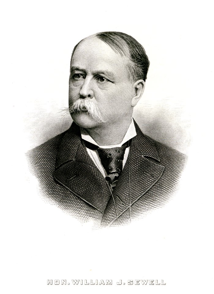 SEWELL, William J (BEP engraved portrait)