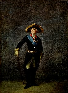 Paul I of Russia by Shchukin (1796, Tretyakov gallery) sketch