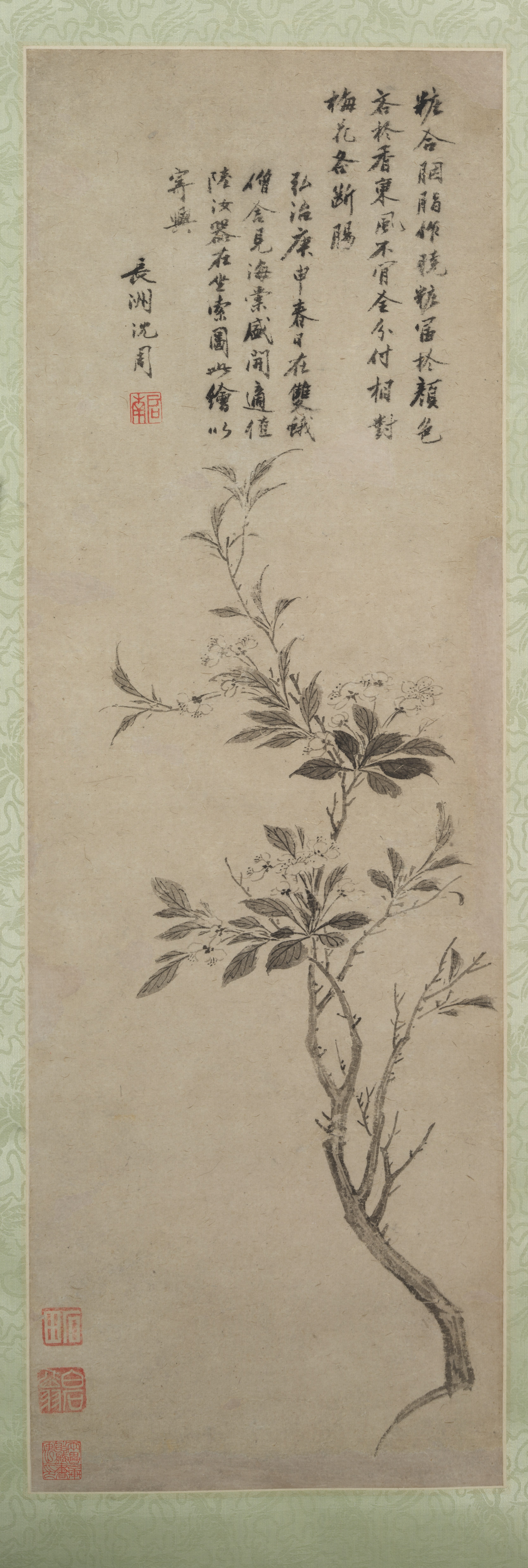 Shen Zhou - Flowering Crab Apple - 1997.101 - Cleveland Museum of Art