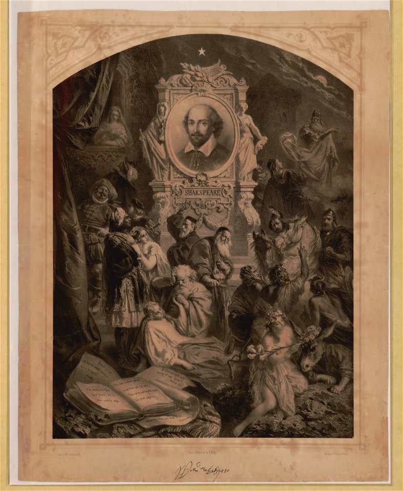 Shakspeare - G. Bartsch ; gez u. lith v. G. Bartsch. LCCN2015647054