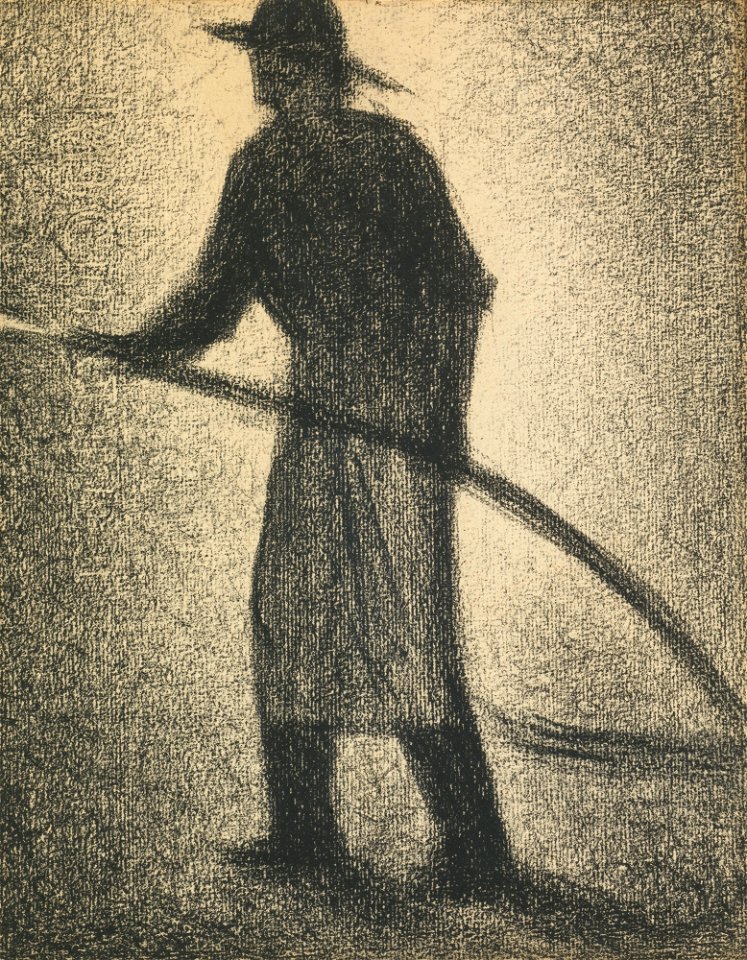 Seurat - L'ARROSEUR, circa 1883, Hauke 561