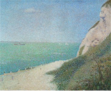 Seurat - Der Strand Le Bas Butin bei Honfleur - 1886