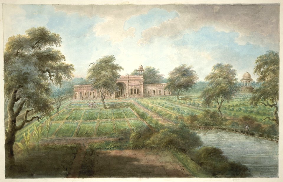 Shalimar Gardens, Delhi, 1814-15