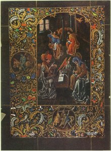 Sforza Black hours - ÖNB Cod1856 f32v - four evangelists